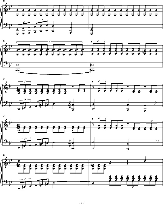 魔王-李斯特改变舒伯特曲钢琴曲谱（图2）