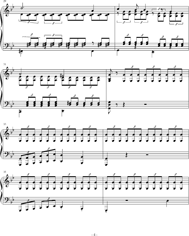 魔王-李斯特改变舒伯特曲钢琴曲谱（图4）