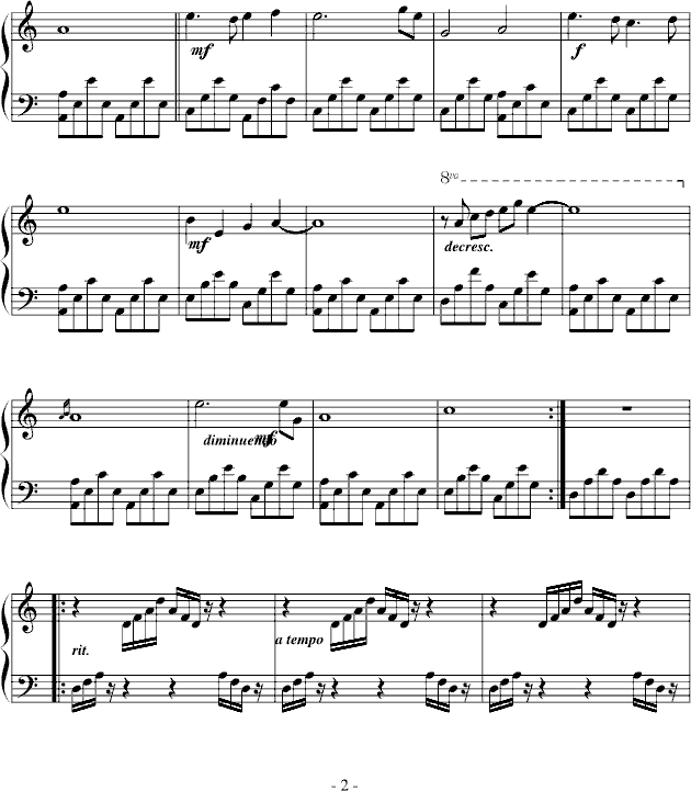 飘梦钢琴曲谱（图2）