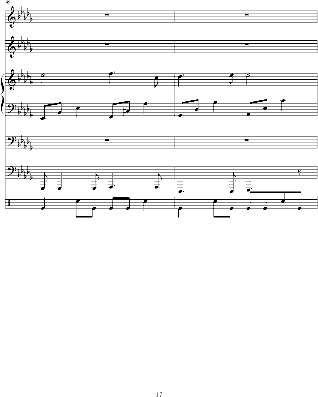 梯田-总谱钢琴曲谱（图17）