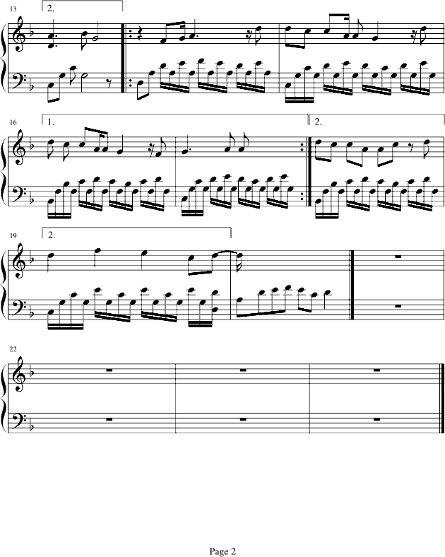 Hopeless钢琴曲谱（图2）