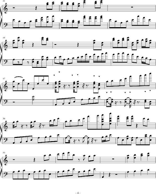 凤霸天下钢琴曲谱（图4）