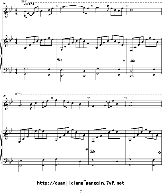 牧民新歌..钢琴曲谱（图7）