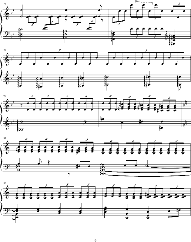 魔王-李斯特改变舒伯特曲钢琴曲谱（图9）