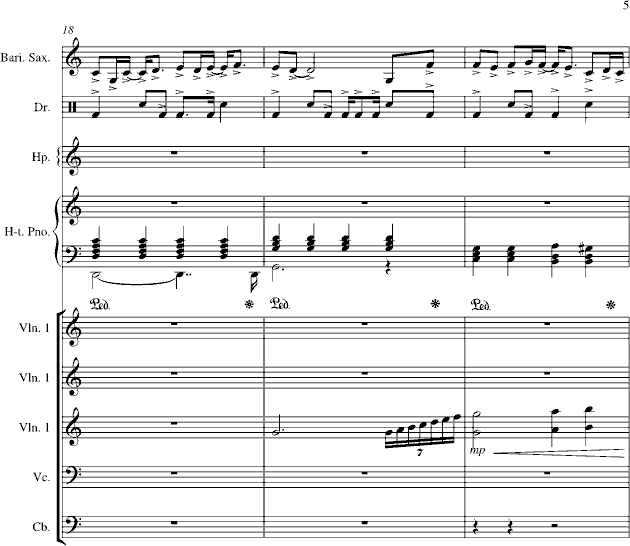 心雨-改进版钢琴曲谱（图5）