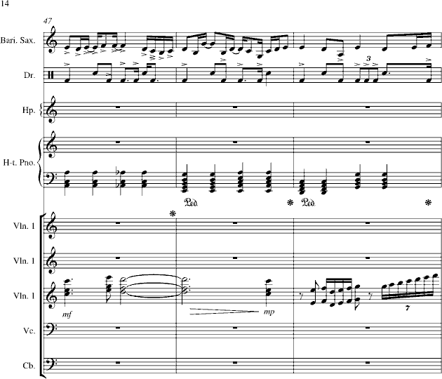 心雨-改进版钢琴曲谱（图14）