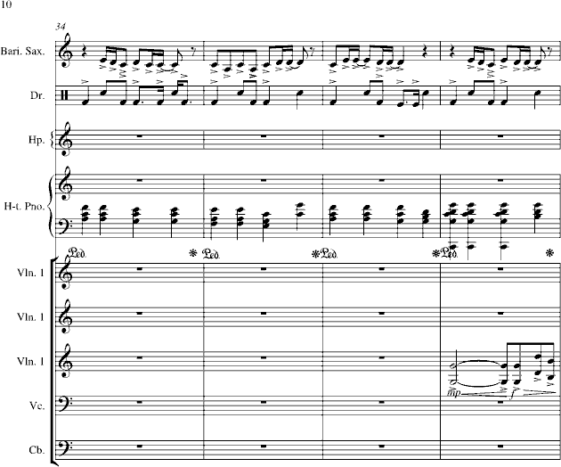 心雨-改进版钢琴曲谱（图10）