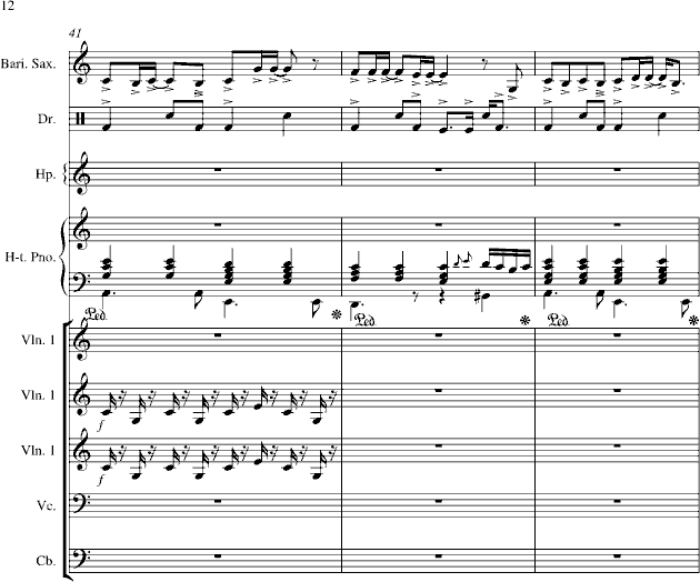 心雨-改进版钢琴曲谱（图12）