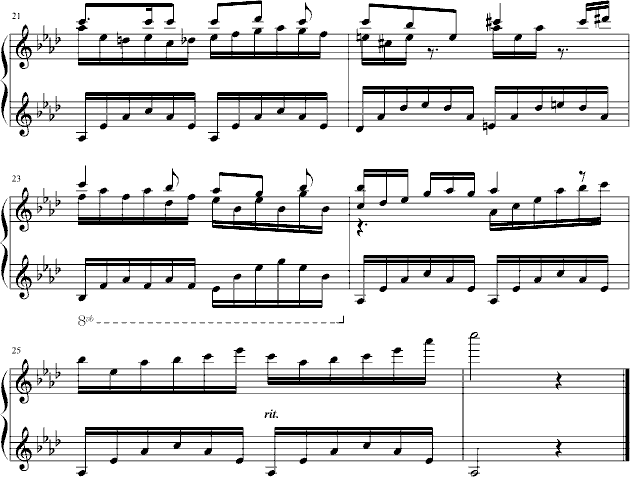 小奏鸣曲(第二章-浪漫小船)钢琴曲谱（图3）