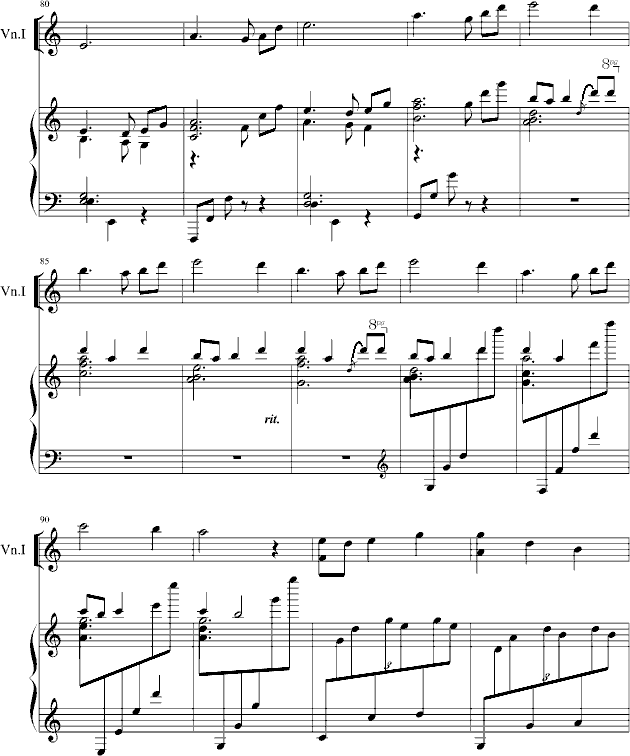 小提琴钢琴奏鸣曲钢琴曲谱（图2）