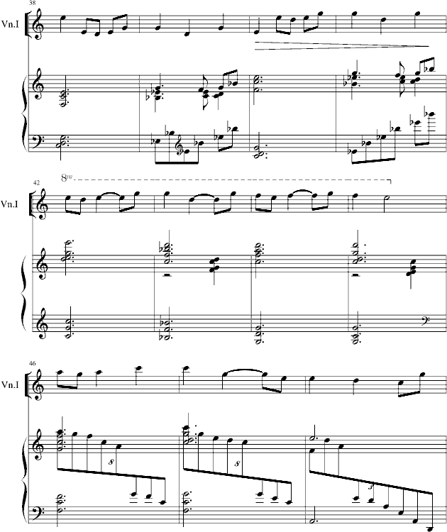 小提琴钢琴奏鸣曲钢琴曲谱（图5）