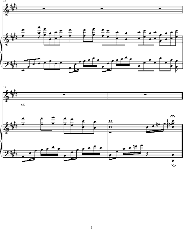 梅花亭钢琴曲谱（图7）