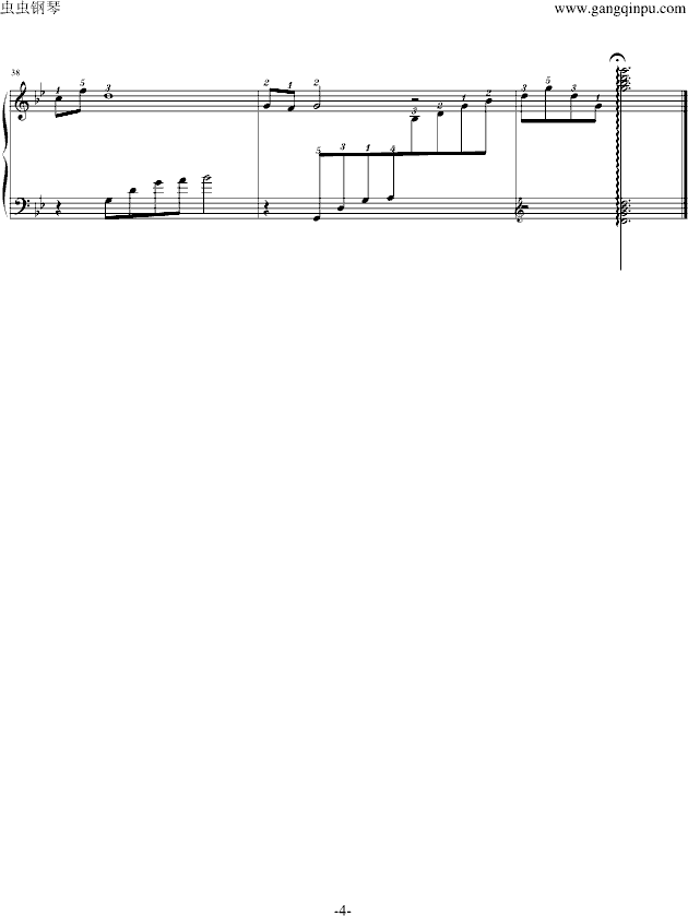 野草钢琴曲谱（图4）
