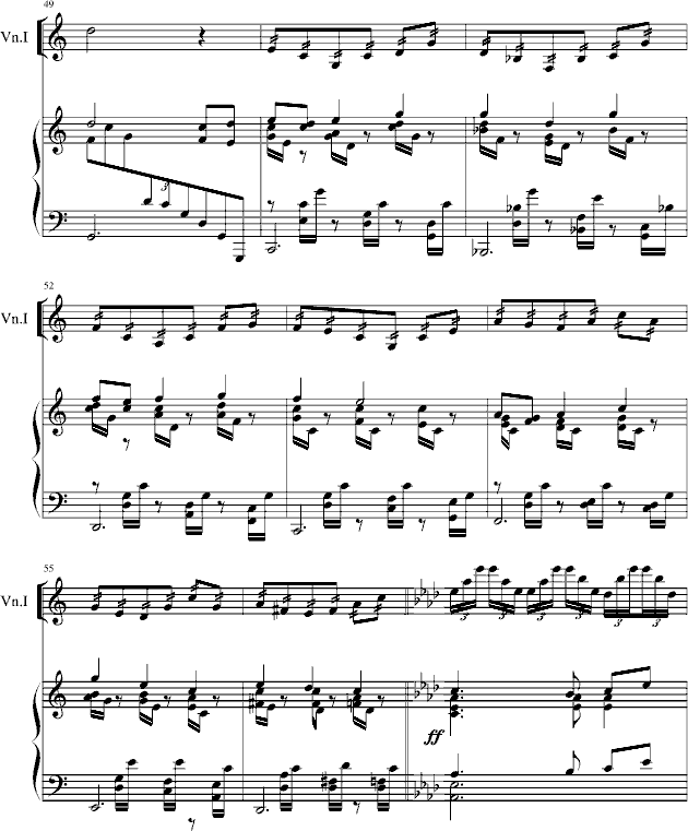 小提琴钢琴奏鸣曲钢琴曲谱（图6）