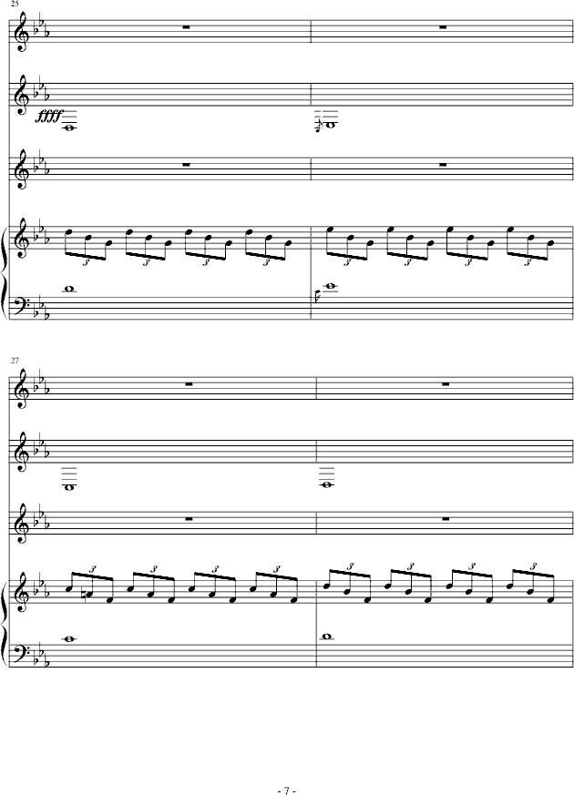 迷失天堂钢琴曲谱（图7）