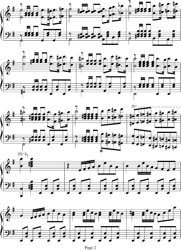 晓风之舞钢琴曲谱（图2）