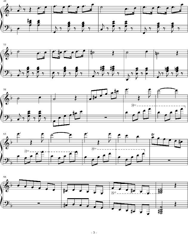 伴侶钢琴曲谱（图3）
