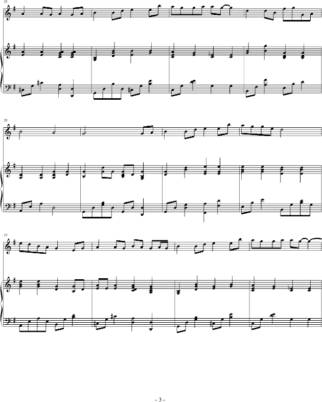 菊花台-《黄金甲》首映弹唱钢琴曲谱（图3）