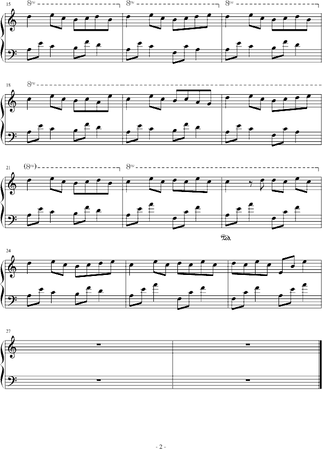 初春序曲钢琴曲谱（图2）