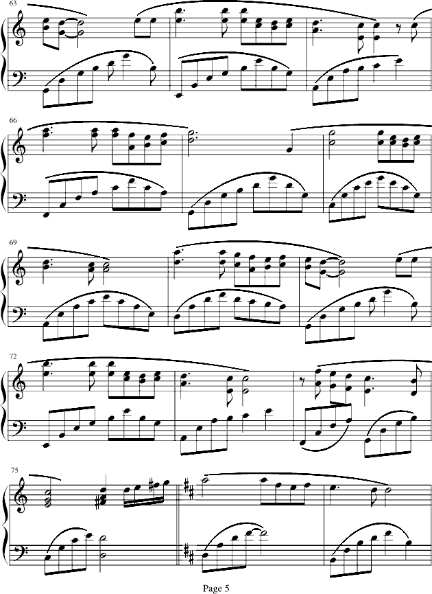 缠绵钢琴曲谱（图5）