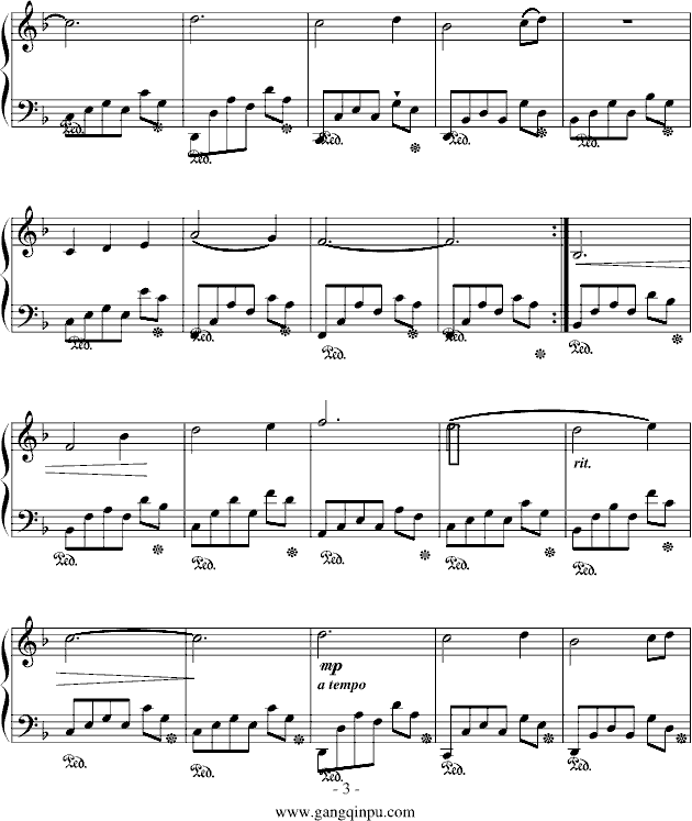春笋钢琴曲谱（图3）