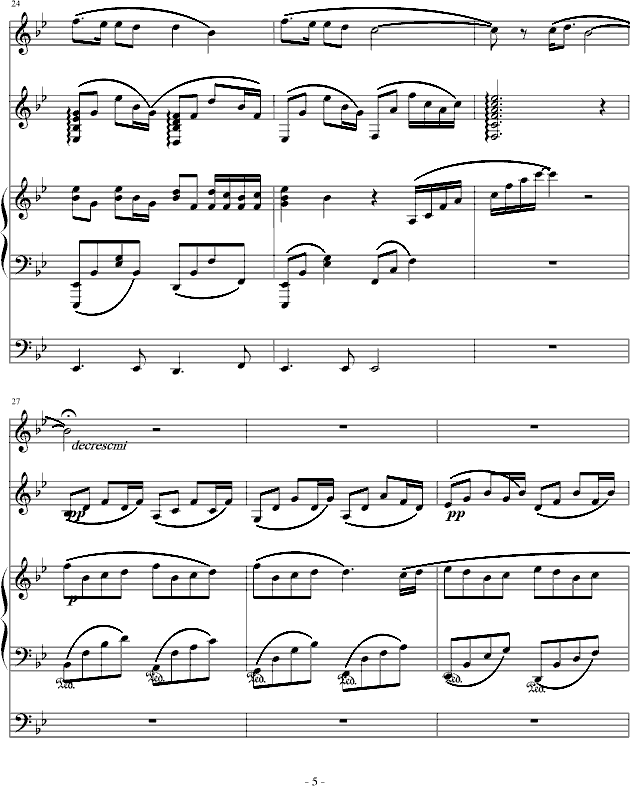同样的梦 （乐队版）钢琴曲谱（图5）