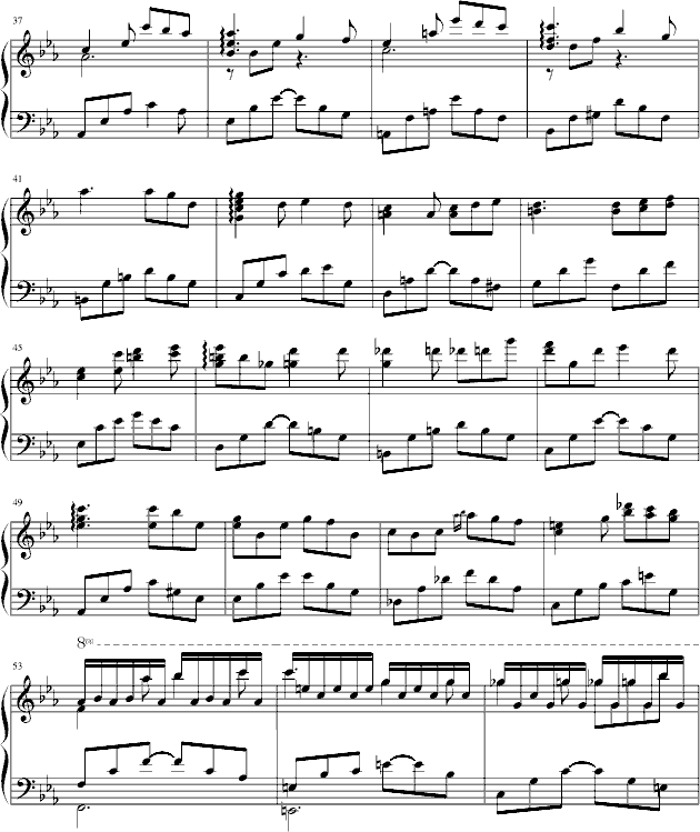 小奏鸣曲(第一章)钢琴曲谱（图3）