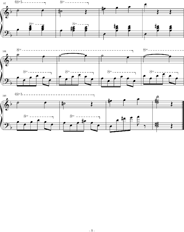 伴侶钢琴曲谱（图5）