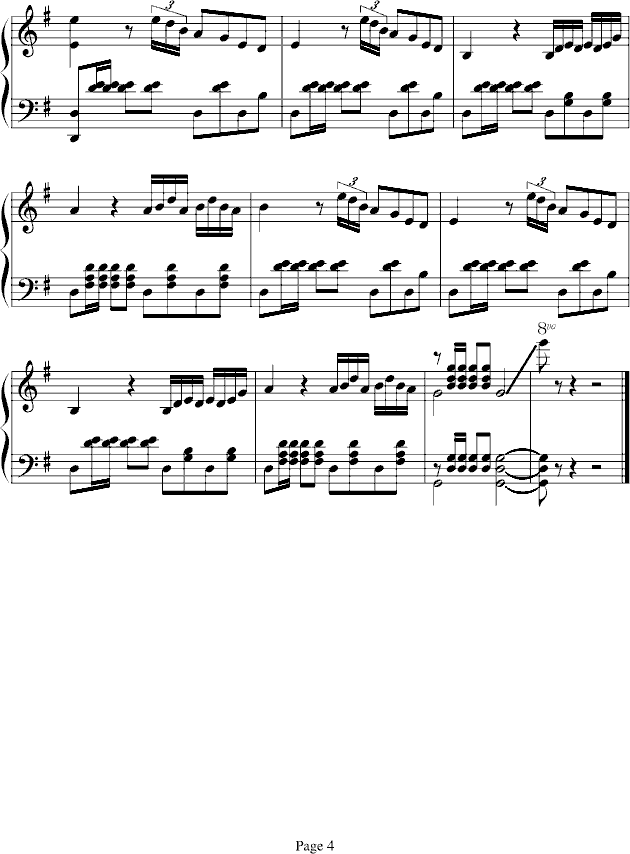 晓风之舞钢琴曲谱（图4）