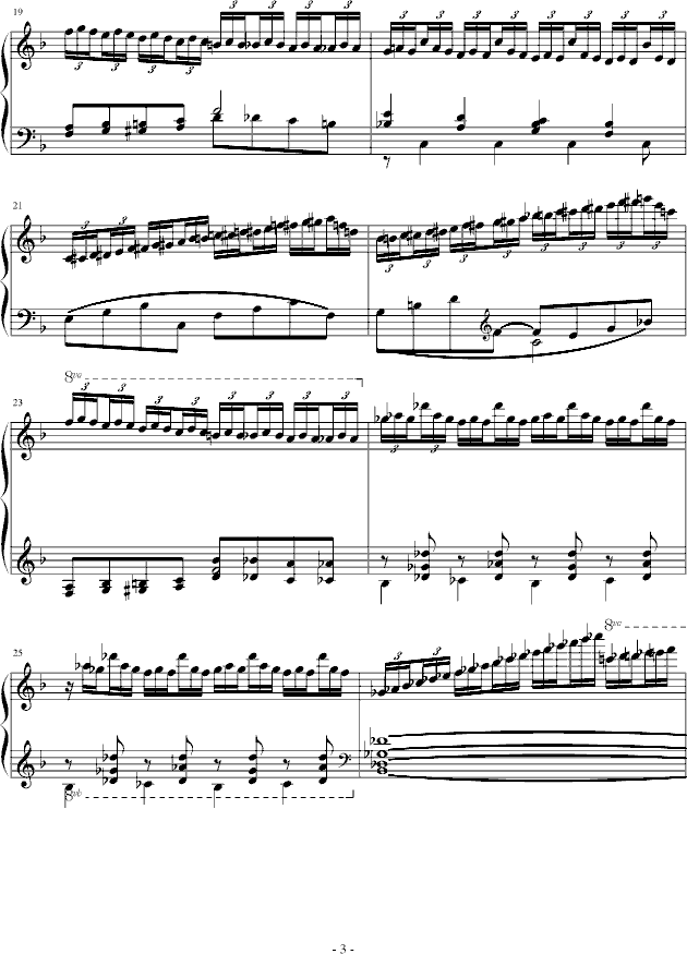 练习曲Op.72 No.6钢琴曲谱（图3）