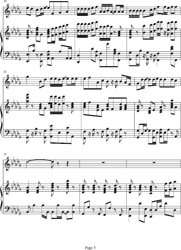 一言为定-（弹唱版）钢琴曲谱（图2）