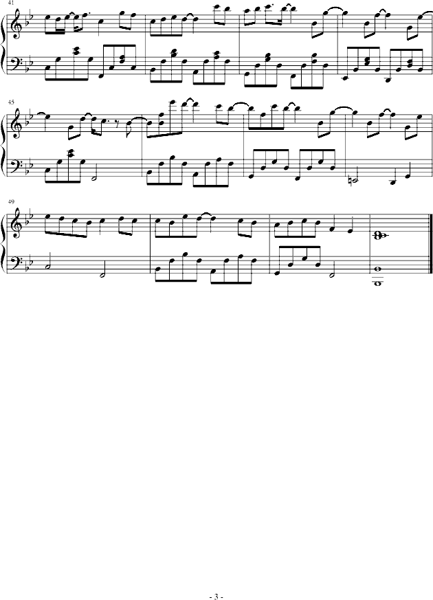 笑忘书钢琴曲谱（图3）