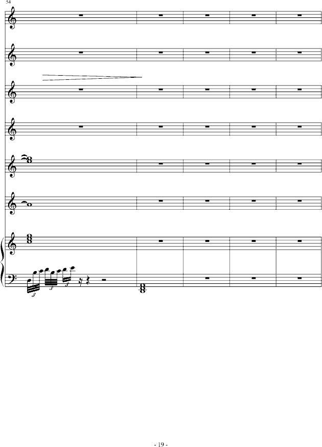 野蛮女友-(总谱)canon钢琴曲谱（图19）