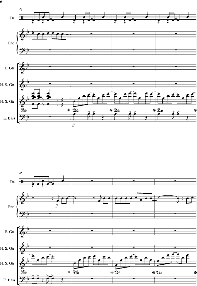 浪漫手机-总谱版钢琴曲谱（图6）