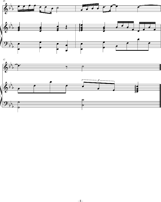 我们的冬季钢琴曲谱（图8）