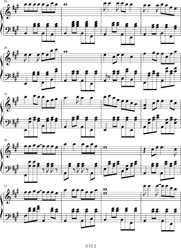童年钢琴曲谱（图2）