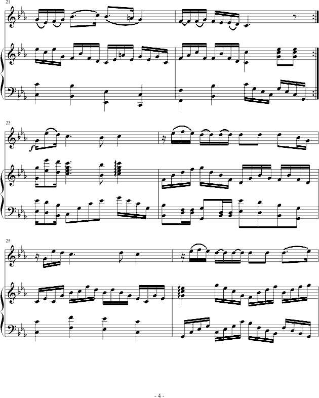 我们的冬季钢琴曲谱（图4）
