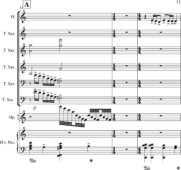 心雨钢琴曲谱（图11）