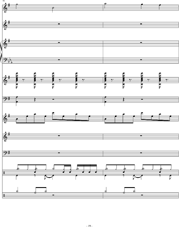 暗斗-总谱钢琴曲谱（图19）