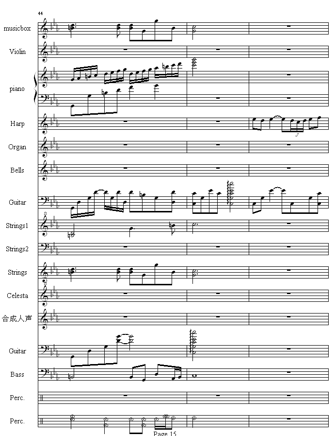 流莺的归属钢琴曲谱（图15）