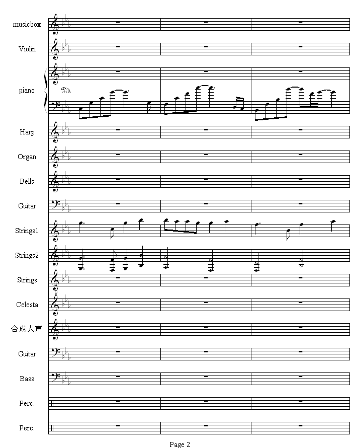 流莺的归属钢琴曲谱（图2）