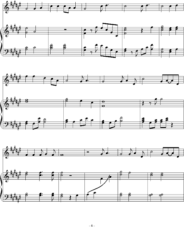 用心良苦-弹唱钢琴曲谱（图6）