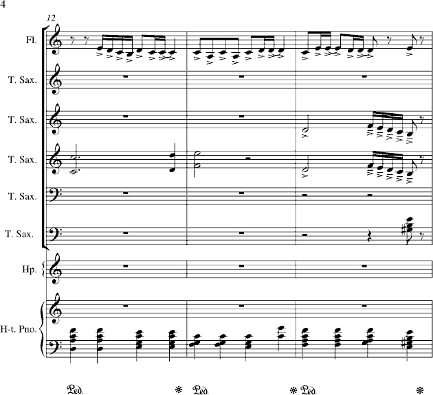 心雨钢琴曲谱（图4）