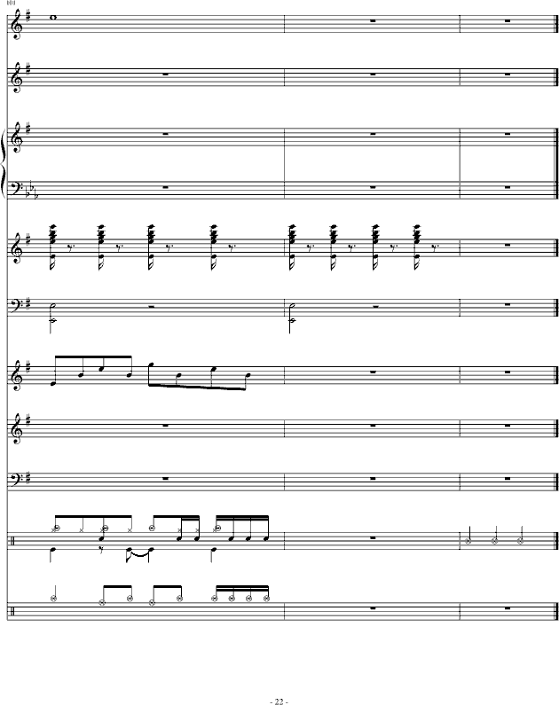 暗斗-总谱钢琴曲谱（图22）