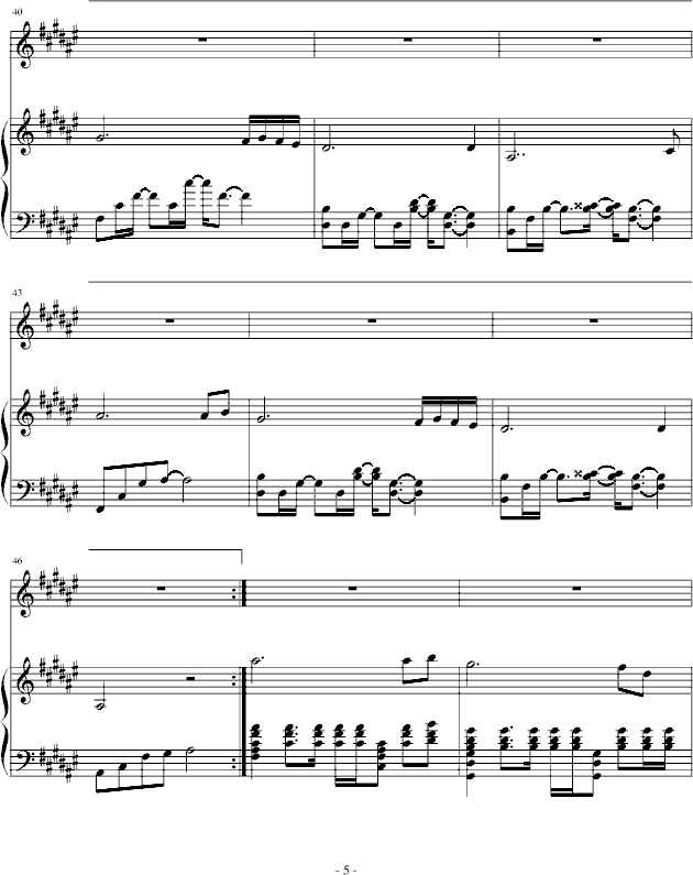 旅行钢琴曲谱（图5）