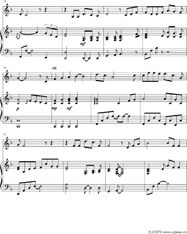 雾中机场-弹唱版钢琴曲谱（图2）