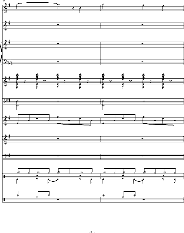 暗斗-总谱钢琴曲谱（图20）