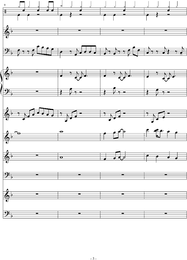 欧若拉-总谱钢琴曲谱（图3）