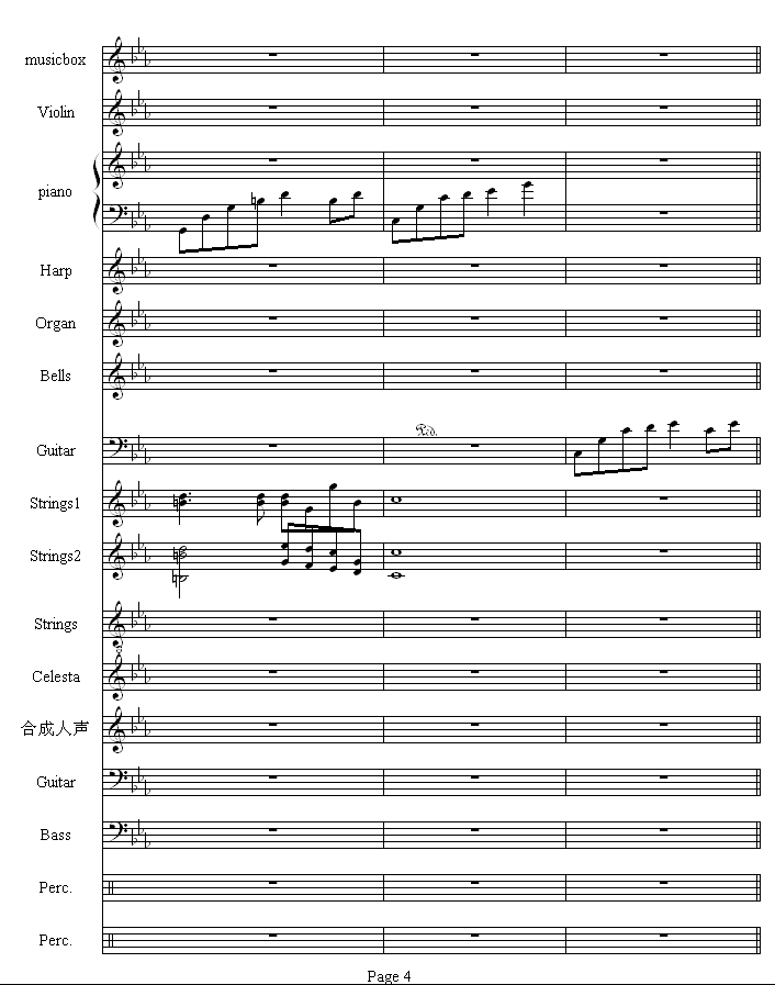 流莺的归属钢琴曲谱（图4）