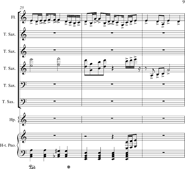 心雨钢琴曲谱（图9）